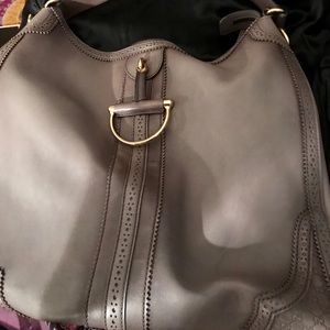 GUCCI TAUPE TOTE EUC